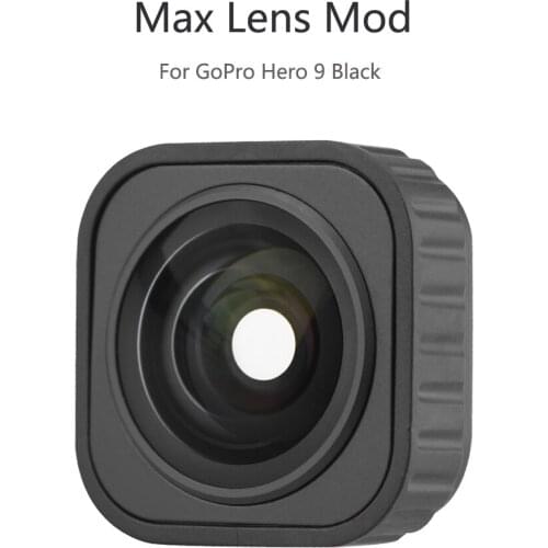 New Max Lens Mod For GoPro Hero 9 Black 155 Degree Replacement Lens Cap For GoPro 9 Camera Accessory