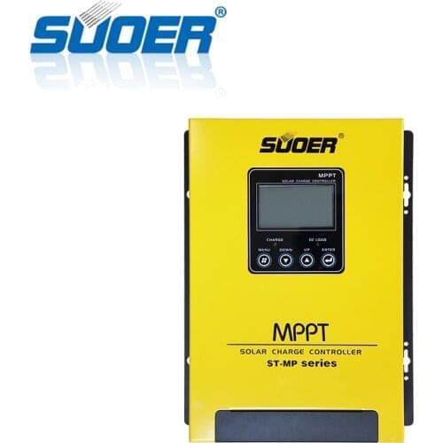 Suoer【 MPPT Charge Controller 】 60 amp 12v 24v 48v MPPT Solar inverter Charger Controller 60A (ST-MP-60A)