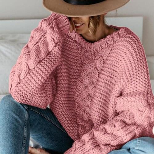 Women Casual Sweater High Quality Knitted Pullovers Female Autumn Clothes Solid V-Neck Long Sleeve Sweater Soft Pullovers