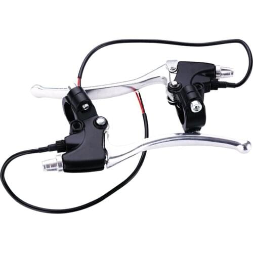 Electric Bicycle Brake Lever Universal Aluminium Alloy Handle Brake Lever Power Cut-off Handle Brake Parts Right Left Accessory