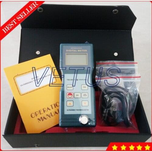 TM8811 Ultrasonic Thickness Gauge With 1.5 to 200 mm Measuring range Digital Thickness Meter For cast iron aluminum Tester
