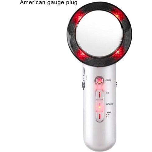 Ultrasonic Three-In-One Slimming Instrument Massager Led Beauty Instrument Ems Micro-Electric Skin Shaping Instrument