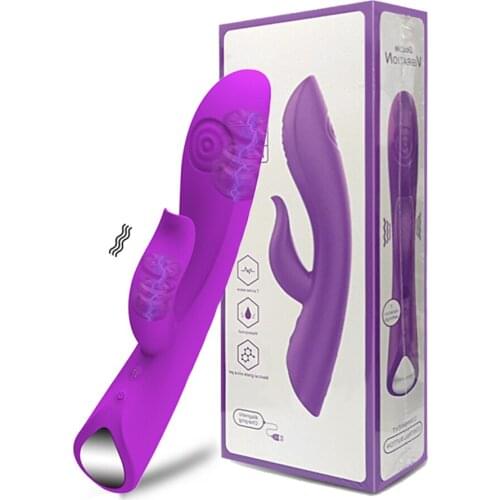 G Spot on both sides Rabbit Vibrator Sex Toys for Female Adult Sex shop Clitoris Stimulator Vibrating Dildos for Women orgasm