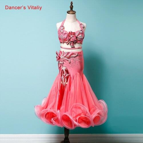 Belly dance clothes suit for women belly dancing Performance set AB stones bra long skirt 2pcs adult child Oriental Dance suit