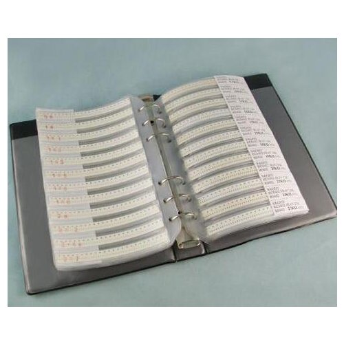 170valuesX50pcs=8500pcs 0402 1% 0R-10M ohm SMD Resistor Kit RC0402 FR-07 series Sample Book Sample Kit Fuse