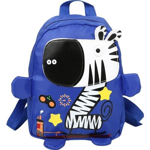 2020 Cartoon Nylon Children Backpacks Toddler Kindergarten Schoolbag Kids Backpack Zebra Children School Bags Girl Boy Backpacks