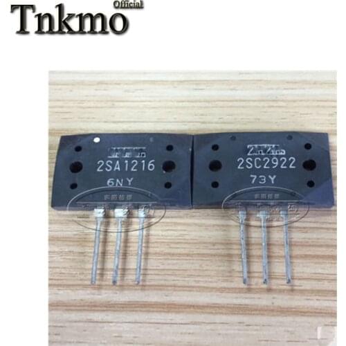 5Pairs 2SA1216 MT-200 2SC2922 MT200 Silicon NPN + PNP Audio amplifier transistor free delivery