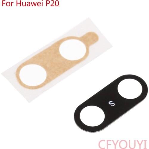 5pcs/lot For Huawei P20 Lite Back Rear Camera Glass Lens Cover with 3M Adhesive Stickers P20 P20 Pro