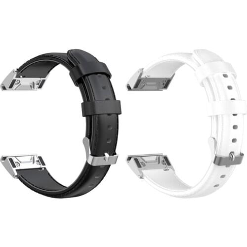 22mm Leather Strap for Garmin Fenix6 Universal Strap Replacement Bracelet Band Wristband for Garmin Forerunner945