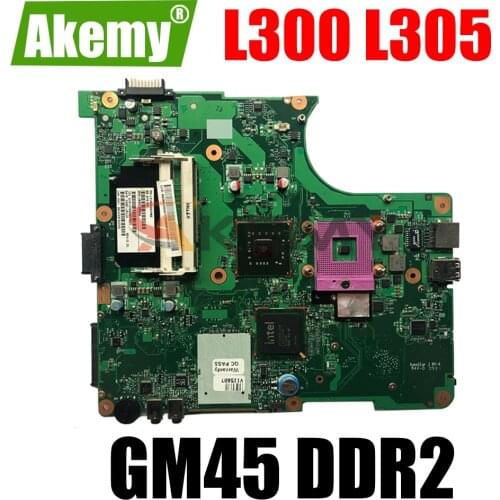 AKEMY SPS V000138830 PN 1310A2264932 For toshiba satellite L300 L305 laptop motherboard 6050A2264901-MB-A03 GM45 DDR2