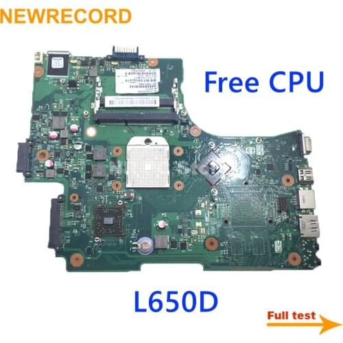 NEWRECORD Laptop Motherboard 1310A2333209 V000218060 For Toshiba Satellite L650D MAIN BOARD HD4200 DDR3 Socket S1 Free CPU