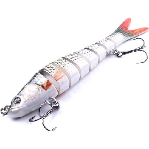 Multi-section fish fake bait 27g long shot sea bass hard bait 13.7cm whole swimming layer pass kill Lua bait