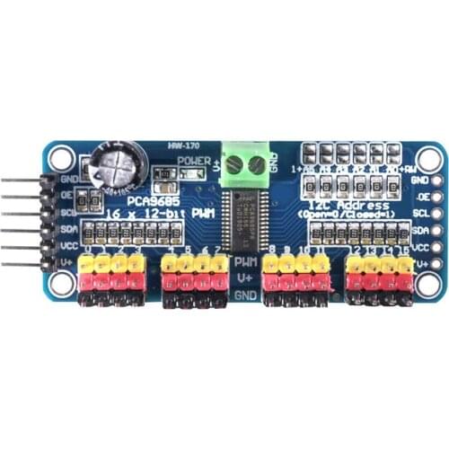 PCA9685 16 Channel 12-bit PWM Servo motor Driver I2C Module Robot