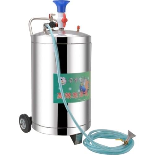 Stainless steel SUS 304 foam machine foam bucket car beauty foam tank foam maker 70L 3bar