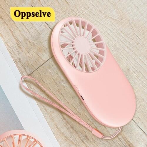Portable Mini Fan Handheld Cooler Cooling Personal USB Rechargeable Fans Pocket Foldable Adjustable Wind Speed Fan For Travel