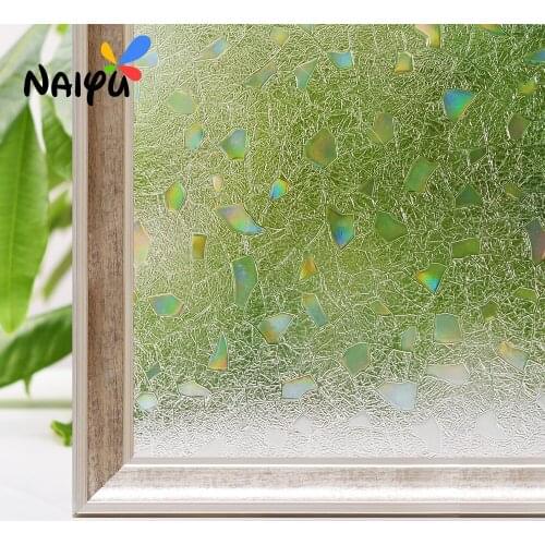 PVC Small Dazz Heat Insulation Explosion-proof Glass No-glue 3d Static Cling Decorative Sticker Window Stick Film
