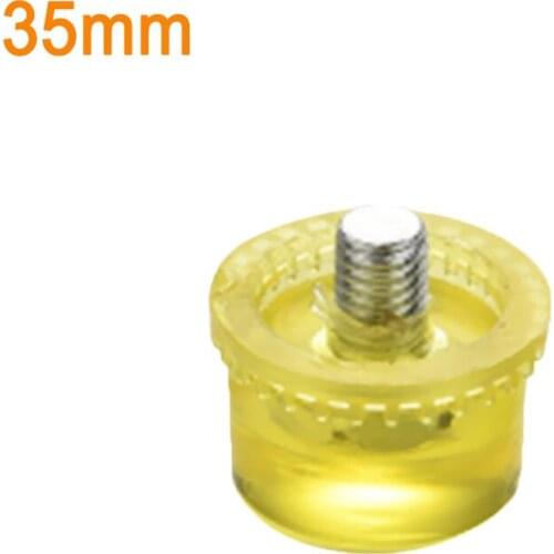 Rubber Hammer Head 30/35/40mm Double Face Tap Nylon Heads Rubber Mallet