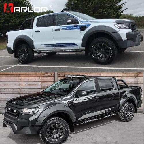 DIY Creative Car Body Stickers Both Sides Decals Vinyl KK Decoration Automobile Car-styling Accessories For Ford RANGER Pickup