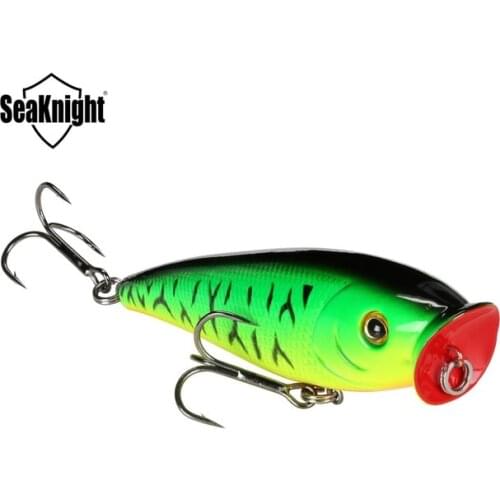 SeaKnight SK029 Topwater Popper Fishing Lure 1PC 95mm 14.5g Plastic Hard Bait Floating Lure Big Mouth Popper Carp Fishing Tackle