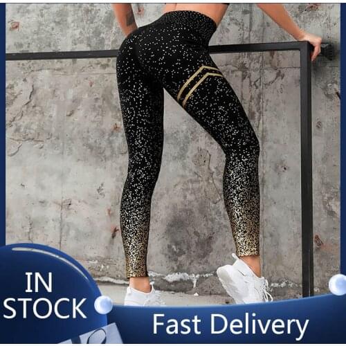 Sport Fitness Legging Women Gym High Waist Push Up Leggings Femme Energy Fat Control Running New Workout Sports Stretchy Pants