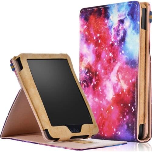 Slim Smart Cover TPU Leather Protective Cases Case For KOBO Clara Clear HD 6 inch 2018 Cover For Kobo Clara HD Case +Film+Pen