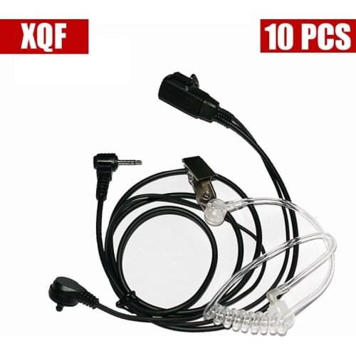XQF 10PCS Headset for Motorola COBRA Talkabout Walkie Talkie Two Way Radio 1pin T6210 T6220 T6222 etc