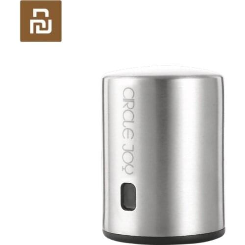 Youpin Circle Joy Wine Bottle Stopper Stainless Steel with Vacuum Memory