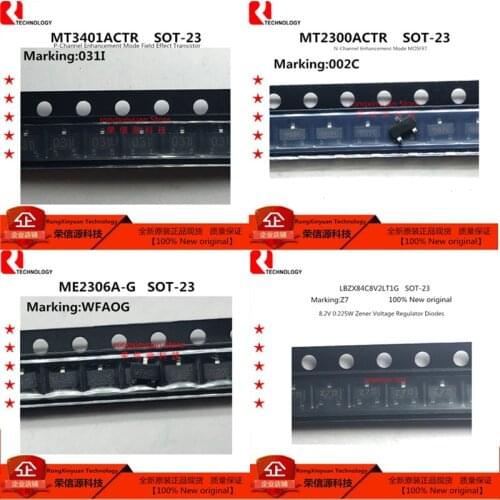 10-100pcs MT3401ACTR MT3401 3401 MT2300ACTR MT2300 2300 ME2306A-G ME2306A ME2306 LBZX84C8V2LT1G LBZX84C8V2LT1 LBZX84C8V2 New