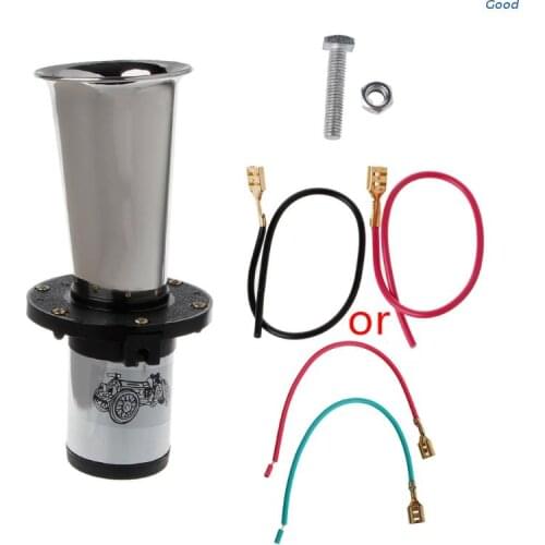 12V Antique Vintage Old Style 110DB Air Horn Klaxon Siren Air Horn Car