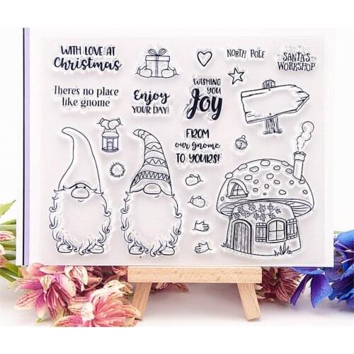 15x12.5cm Forest Elves Transparent Clear Stamps Silicone Seals Roller Stamp DIY scrapbooking photo album/Card Making