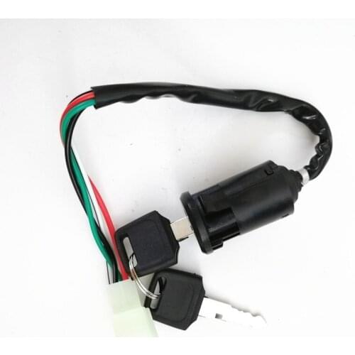 4 Male Plug Ignition Key Switch 50cc 110cc 125cc 150cc 250cc ATV QUAD Dirt Bike