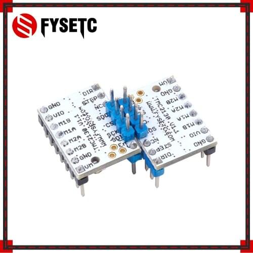 4X TMC2130 V1.1 For SPI Function Stepstick Stepper Motor Driver with Heat Sink Ultra-silent VS TMC2100 TMC2208 TMC2130 V1.0