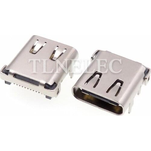 5pcs Type-C 3.1 USB 24 Pins Quick Charging Socket Connector High Transfer Data Transmission Charging Plug Jack Interface