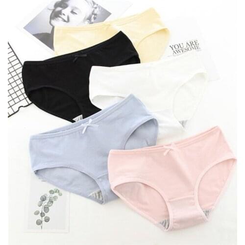 6 Fashion Cotton panties womens Childrens Girls Underwear Kids shorts priefs Comfort Multi-color SQ-978-6P