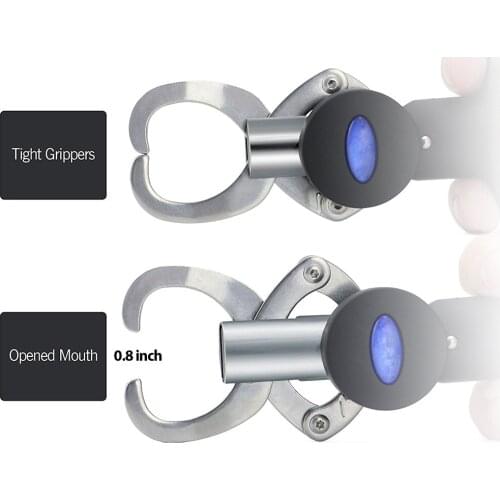 6pcs Portable Fish Lip Gripper,TOPIND FLG-SM-003 Grabber Fishing Grip Tackle