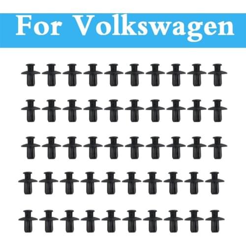 8mm Car Rivet Fasteners Bumper Mudguard Expansion Clips For Volkswagen Tiguan Touareg up XL1 Polo GTI Polo R WRC Scirocco R