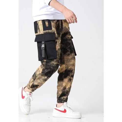 Mens Pants Sweatpants Cargo Pants Men Loose Men Cotton HipHop Nice Pop Camouflage Joggers Pants Trousers Men Streetwear
