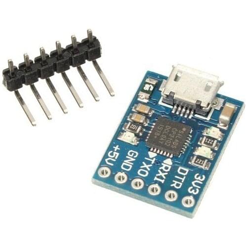 CP2102 Micro USB to UART TTL Module 6Pin Serial Converter STC Replace FT232 Free Shipping