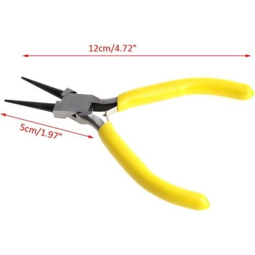 DIY Mini Round Nose Jewelry Pliers Practical Jewelry Handmade Carbon Steel Tool