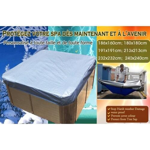 Hot tub cover cap,swim sap cap, 190x190x30cm,200x200,220x220 ,233x235,240x240,can customize any size for spa, hot tub cover bag
