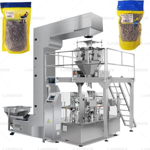 Multifunction Automatic Screw Bolt Fastener Doypack Rotary Type Packing Machine