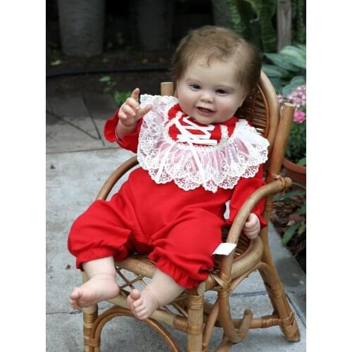 60 CM Kodi Bear 3D-Paint Skin Soft Silicone Reborn Baby For Girl Realistic Princess Toddler Art Doll with Vascular Vein