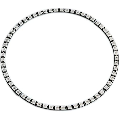 Ring Wall Clock 60 X Ultra Bright WS2812 5050 RGB LED Lamp Panel with Integrated Drivers