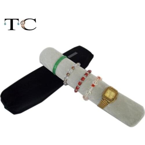 New 2015 Zipper Jewelry Bag Roll Holder Organizer Travel Bag Bracelet/Bangle Pillow Case Personalized Watch Display Bags