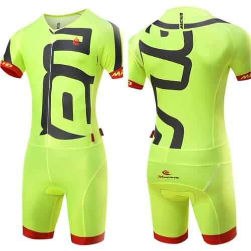 Pro Triathlon Suit One-Piece Mens Womens Swimsuit Cycling Clothing MTB Mountain Bike Jersey Set BMX Riding Running Skin Suit