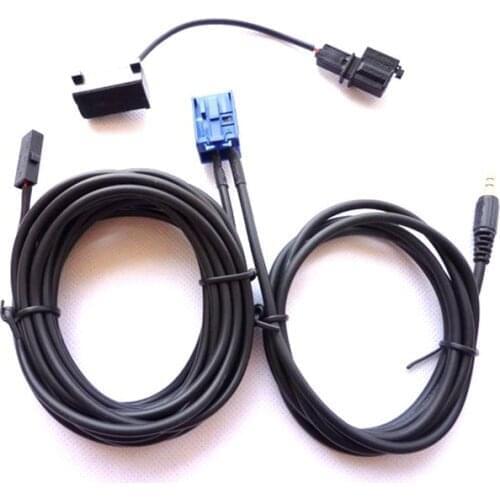 RD45 AUX Bluetooth Cable with Mic Microphone for Citroen C5 C Quatre Peugeot 307 308 408