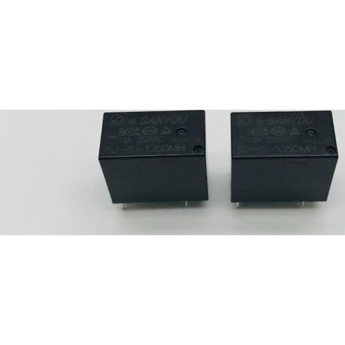 5pcs Relay SJ-S-105DMH a Set of Normally Open 4-Foot High Load 10A JZC-32F-G-005-HS