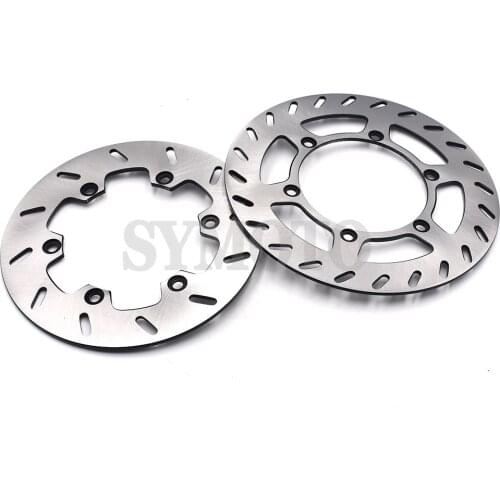 Front Rear Brake Disc Rotor For Yamaha TT250R 1993-1996 TT250 /RL/RM 1999-2000 WR200 1992-1994 DT200WR 1992-1993 DT230 1997-1998