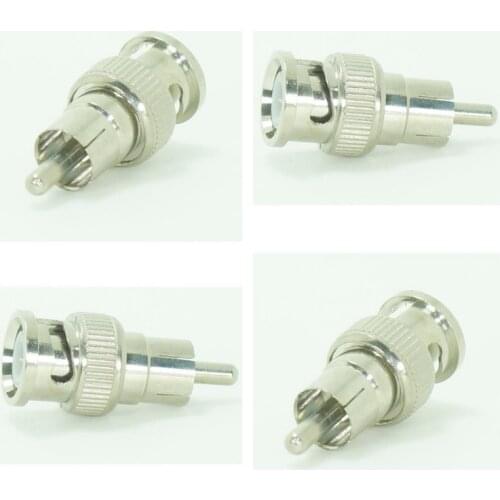 Free Shipping High Quaility 30pcs BNC Male to RCA Male Coax Connector Adapter Plug Cable CCTV Accessories