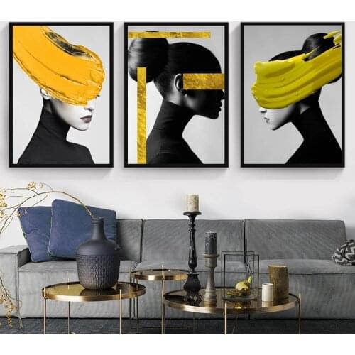 Modern Abstract Art Figure Canvas Painting Posters and Prints Cuadros Wall Art Pictures for Living Room Home Decoration Unframed